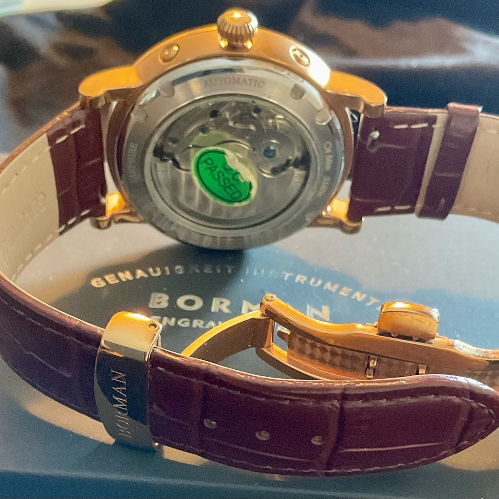 Euc Borman Multifunction Automatic Moon Phase Wat… - image 7